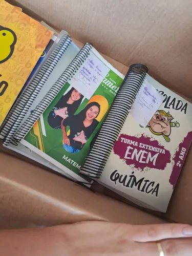 DOAÇÃO LIVROS PRE VESTIBULAR