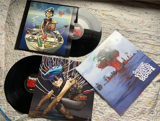 Disco de vinil Gorillaz Plastic Beach