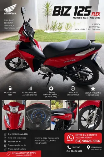 Vendo Honda Biz 125 em ótimo estado de conservação