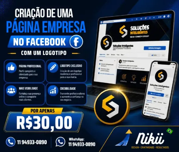 Página de Facebook Profissional do Zero