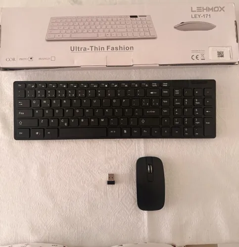 Kit Teclado E Mouse Sem Fio Bluetooth