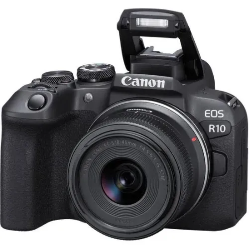 Câmera Digital Canon EOS R10 24.2MP 3.0" Lente RF-S 18-45MM IS STM - Nova Lacrada