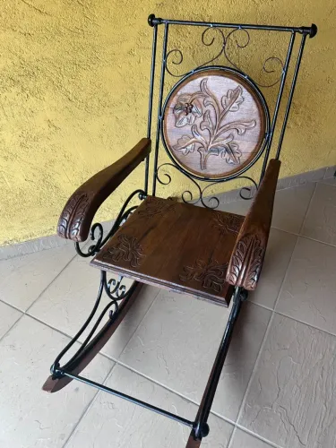vendo cadeira de balanço indiana 