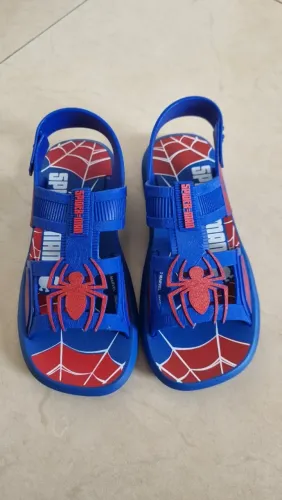 Sandalia infantil homem aranha