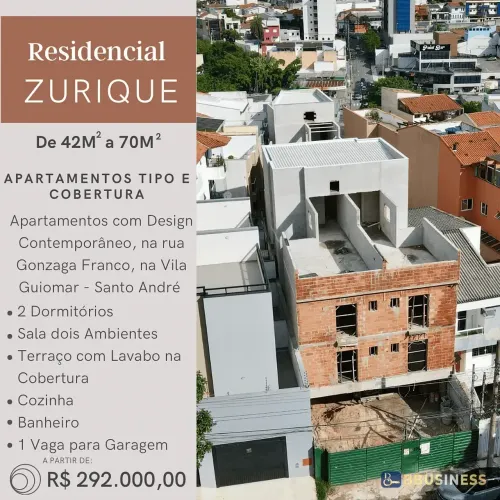 Apartamento sem condomínio à venda, com 2 dormitórios na Vila Princies de Gales Santo And
