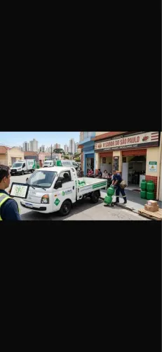 Motorista entregador gás/expansão comercial