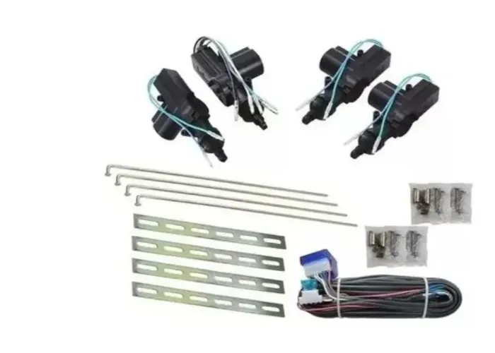 Trava Elétrica Universal 4 Portas completa 12 volts