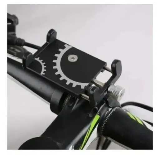 Suporte de celular P/ moto em alumínio 