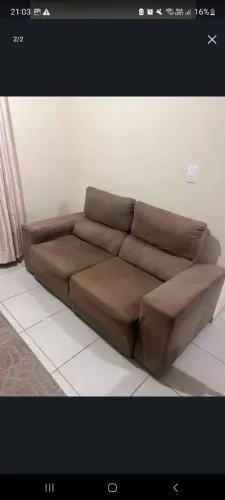 Sofá retrátil 2 lugares