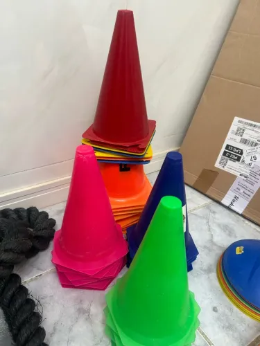 Cones exercícios, pratos chinês 