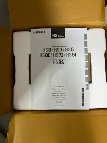 Yamaha HS7 Original - Nunca Usado | Caixa e Manual
