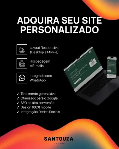 SITE PERSONALIZADO PARA SEU NEGÓCIO