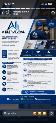 Manutenção predial e residencial 