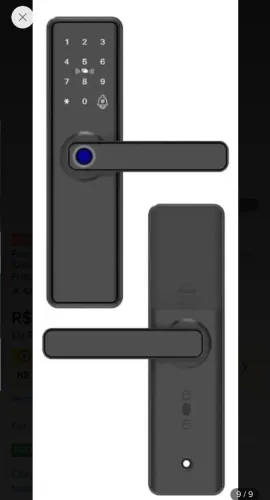 Fechadura Digital Inteligente Smart Lock com Biometria e Senha