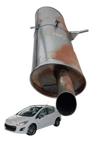 Escapamento Silencioso Peugeot 308 2.0 2012 20013 2014