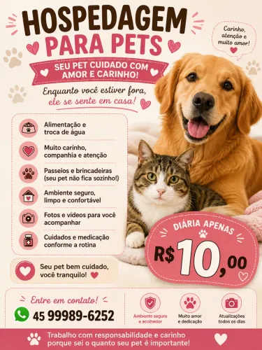 HOSPEDAGEM PARA PETS