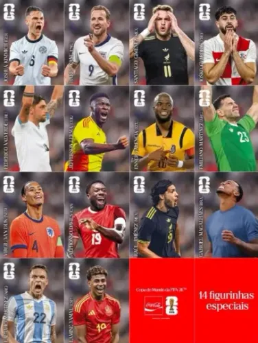 Figurinhas Coca Cola Copa do Mundo 2026