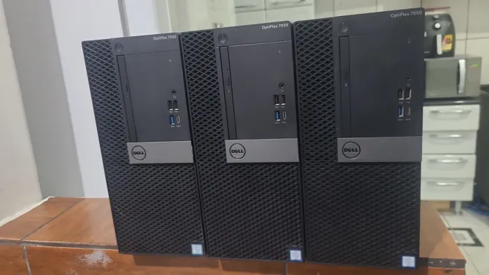 Vende lote com 3 cpus dell optiplex 7050 i5-7500 3.40GHz ssd 256GB 8GB DDR4.
