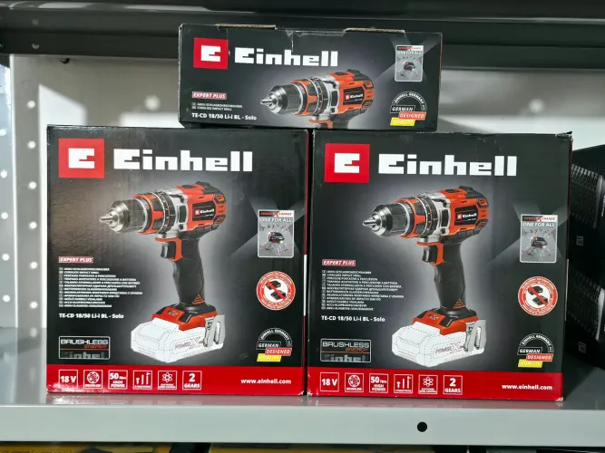 Parafusadeira Furadeira Impacto 18V Einhell TE-CD 18/50 Li-i BL Sem Bateria