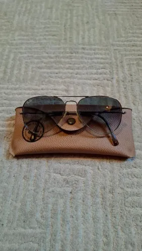 Óculos Ray-Ban Aviador lente degradê azul!