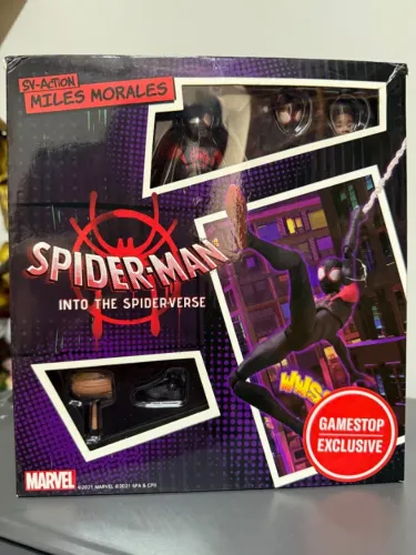 Homem Aranha Miles Morales Spider Man Sentinel Action Figure Marvel
