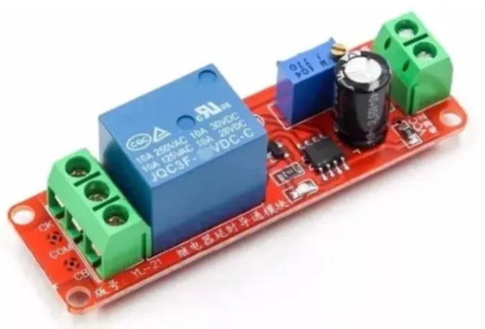Rele De Atraso Retardo 5v Ajustável De 0 A 10 Seg Arduino Automação COD-AM498 