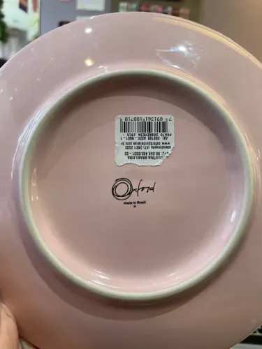 Conjunto (5) pratos porcelana - Oxford