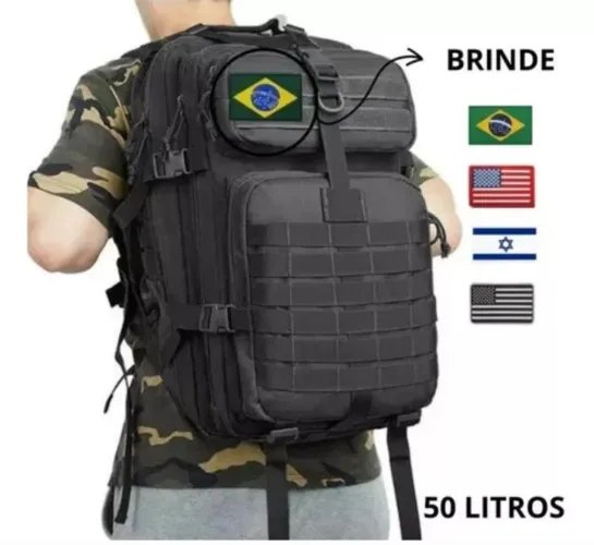 MOCHILAS TÁTICAS DE 50LITROS !!!