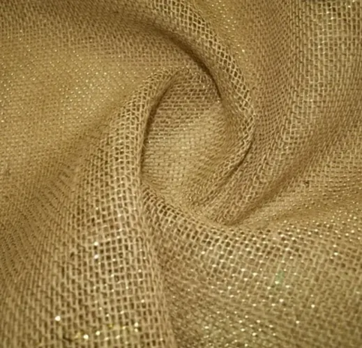 Tela de Juta fios dourado ou prata, Colorida, preço por metro