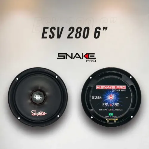 Par alto falante Snake Pro - ESV 280 6?