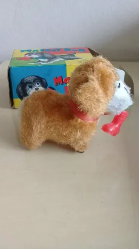 Mascot Dog (cachorrinho de corda) brinquedo anos 70