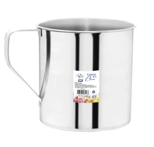 Caneca Inox 11 Cm Lilha Classic 890ml Ud261