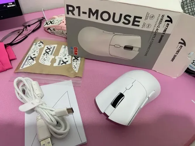 Mouse Gamer Attack Shark R1 Sem fio ( Novo ) Entrega gratis