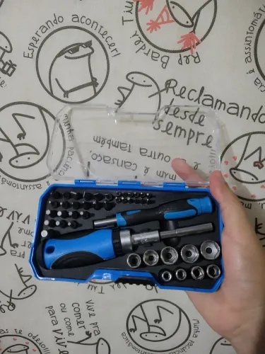 Kit chave canhão e fenda 