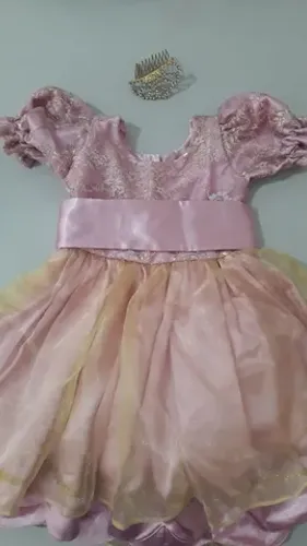 Vestido de Luxo 1 ano com sapato