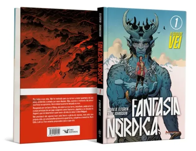 História em Quadrinhos (HQ) Fantasia Nórdica - A Saga de VEI (Novo - Lacrado) Capa Dura
