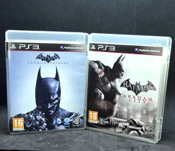 Lote 2 Jogos Batman PS3: Arkham City + Arkham Origins