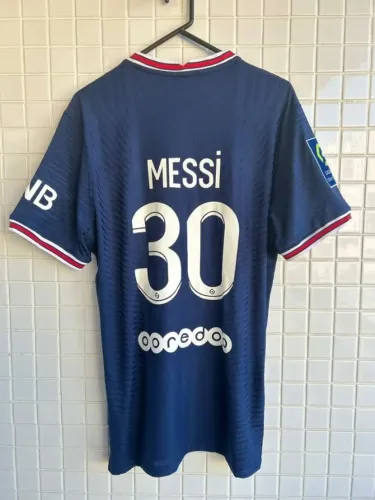 Camisa Retrô PSG GG Versão Jogador 2021/2022 Messi Ligue 1