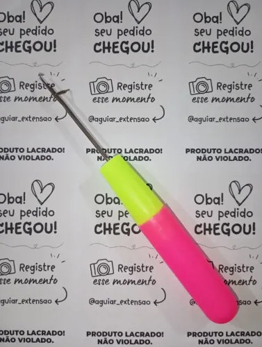Agulha para extensão capilar