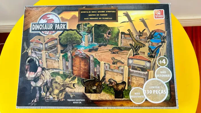 Dinosaur Park 3D - Brincadeira de Criança (130 Peças). 