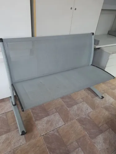 Banco de Aço para recepção de aeroportos- semi novo
