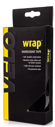 Fita Para Guidão Bicicleta Speed Velo Wrap Vlt 001 Sg Eva Preta Com Gel