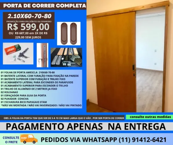 porta de correr cod opl1