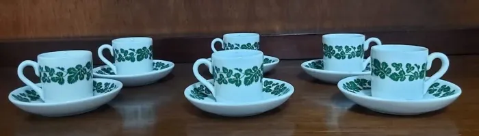 Jogo de Mini Xícaras de Cafezinho Bohemia