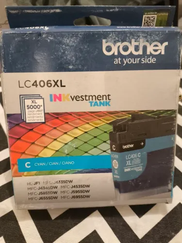 Cartucho de tinta "CIANO" Brother LC406XL