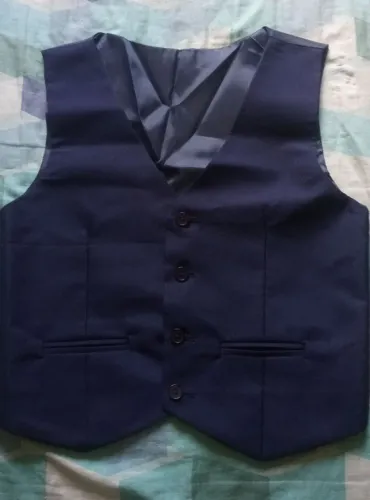 Colete infantil azul marinho