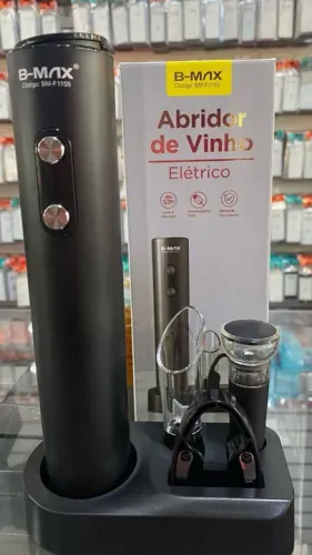 Abridor de Vinho Elétrico B-MAX - Novo
