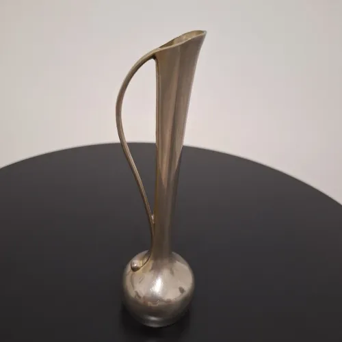 Vaso Solitário Banhado à Prata 
