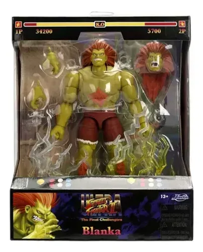 Street Fighter 2  Blanka Jada Toys Original