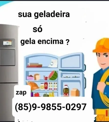 Conserto de geladeira.
